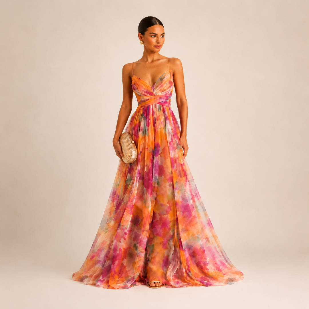 Maxi | Abito Eleganza Floreale