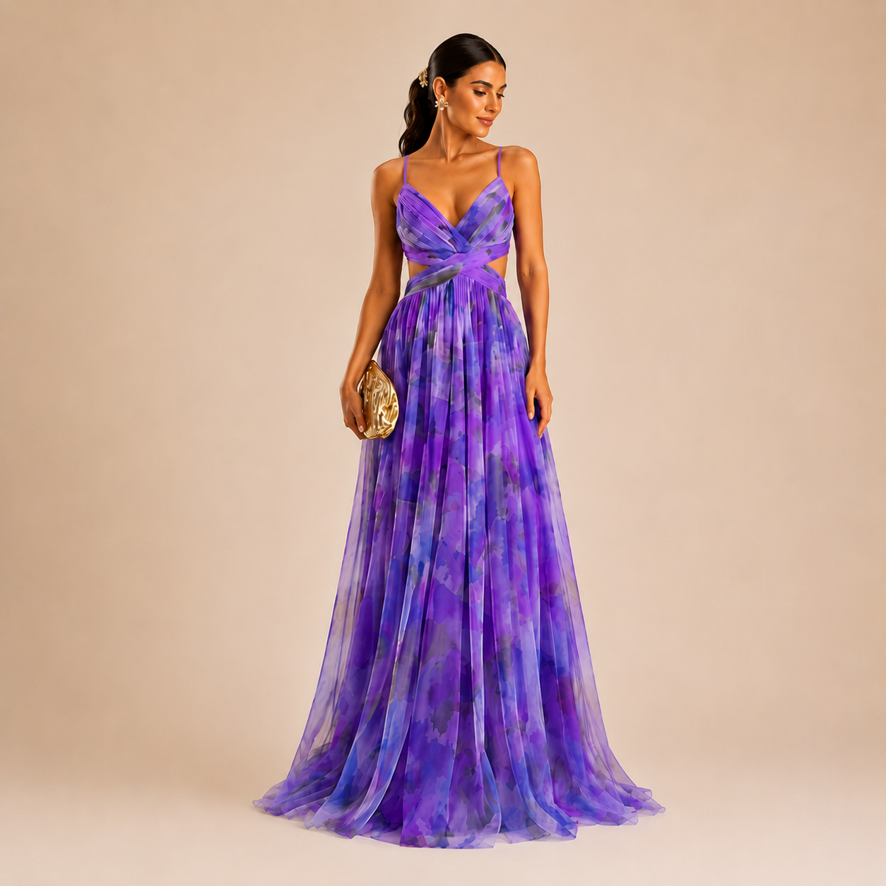 Maxi | Abito Eleganza Floreale