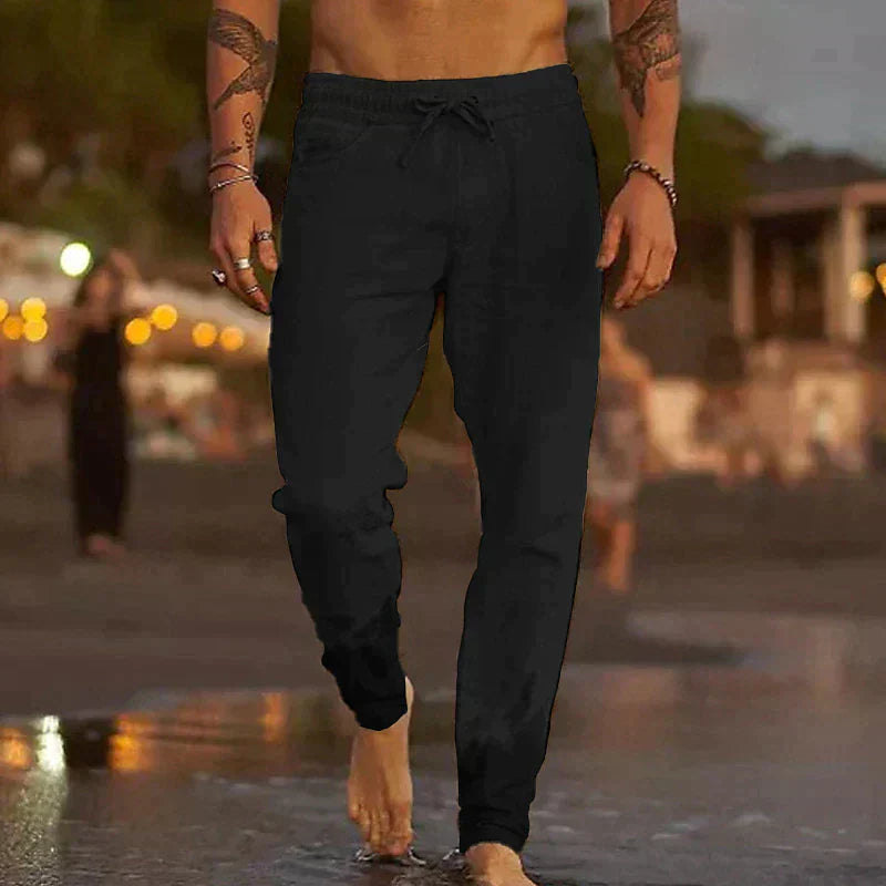 Marco | Pantaloni da Spiaggia in Lino