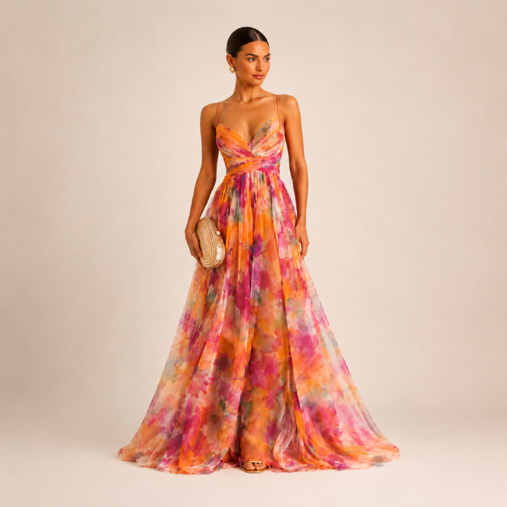 Maxi | Abito Eleganza Floreale