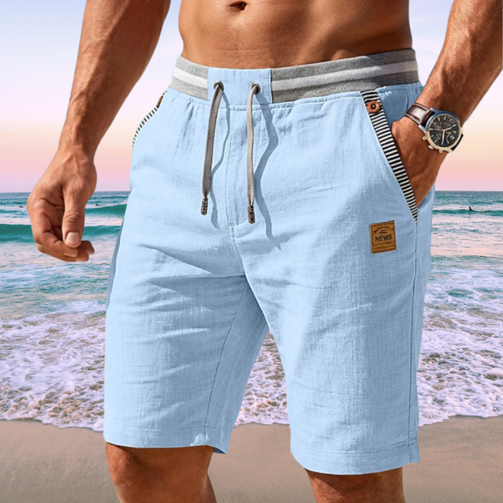 Short Uomo in Lino Estivo Leggero