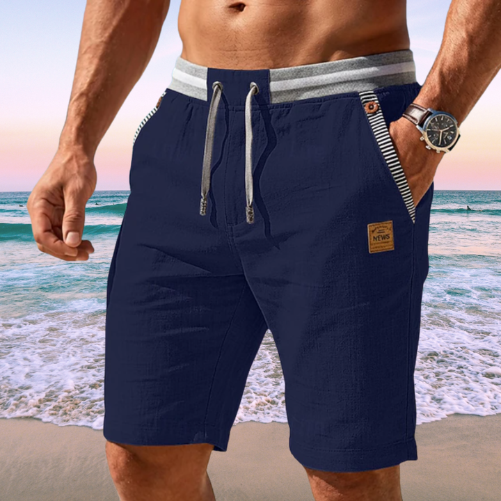 Short Uomo in Lino Estivo Leggero