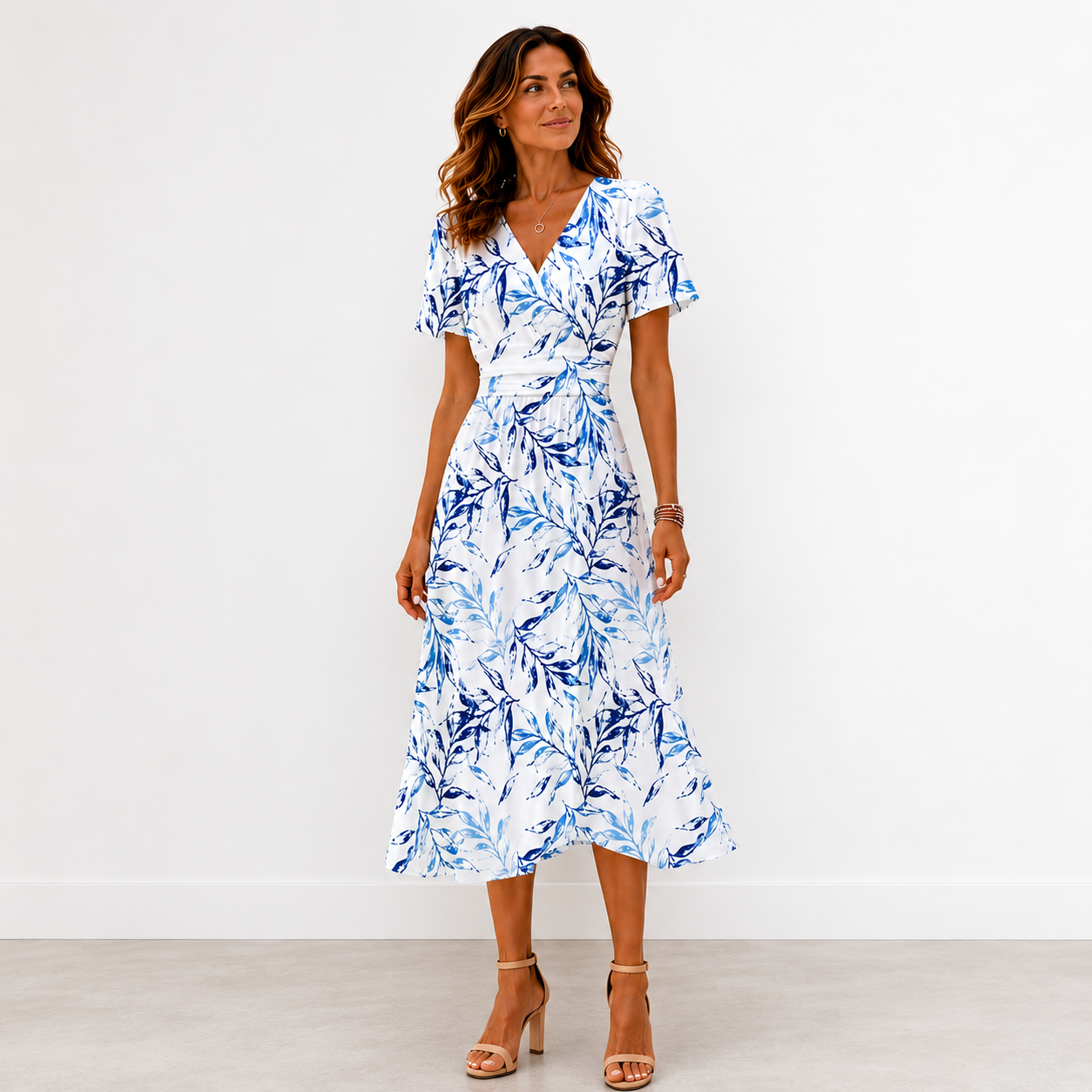 Fiora™ – Vestito Floreale Elegante
