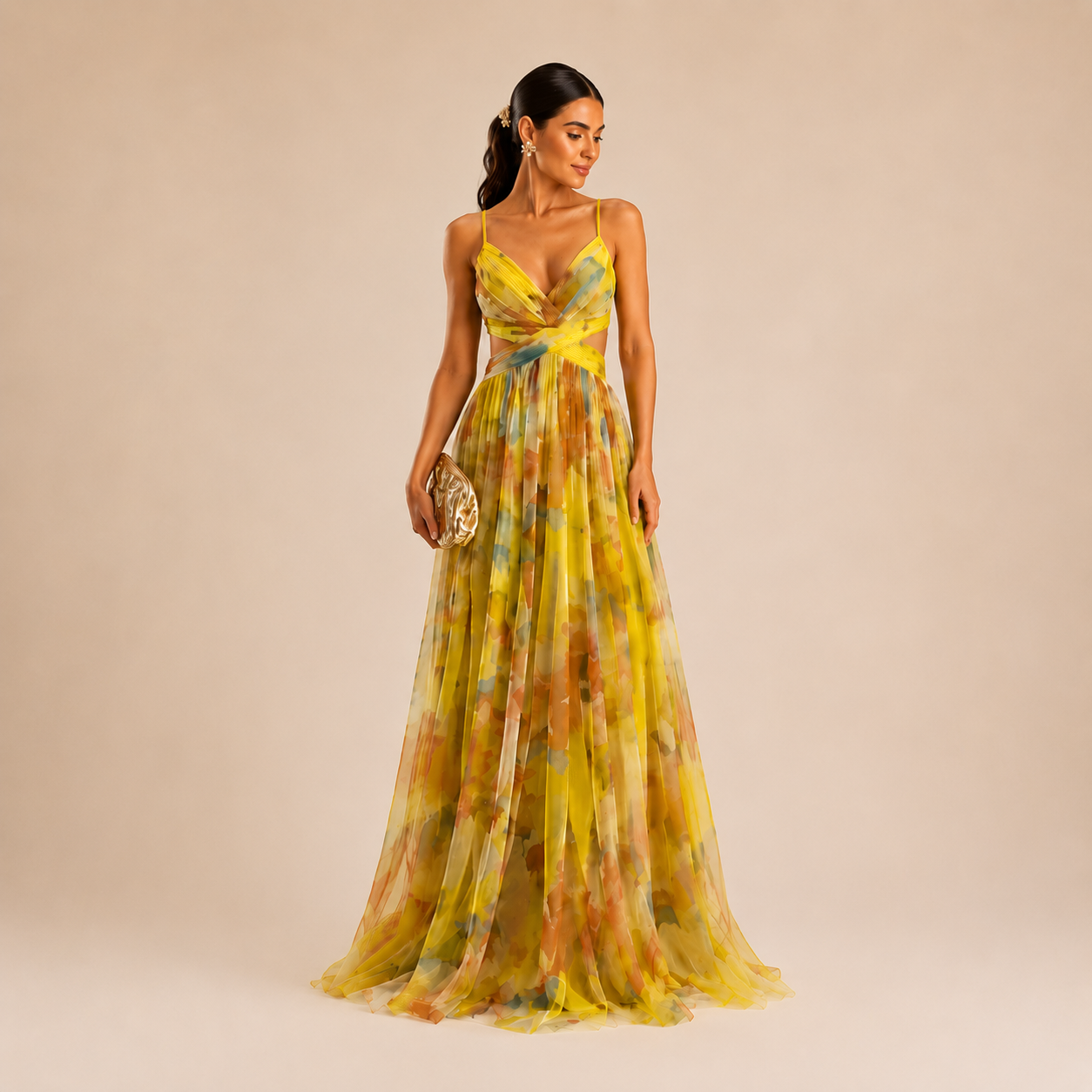Maxi | Abito Eleganza Floreale