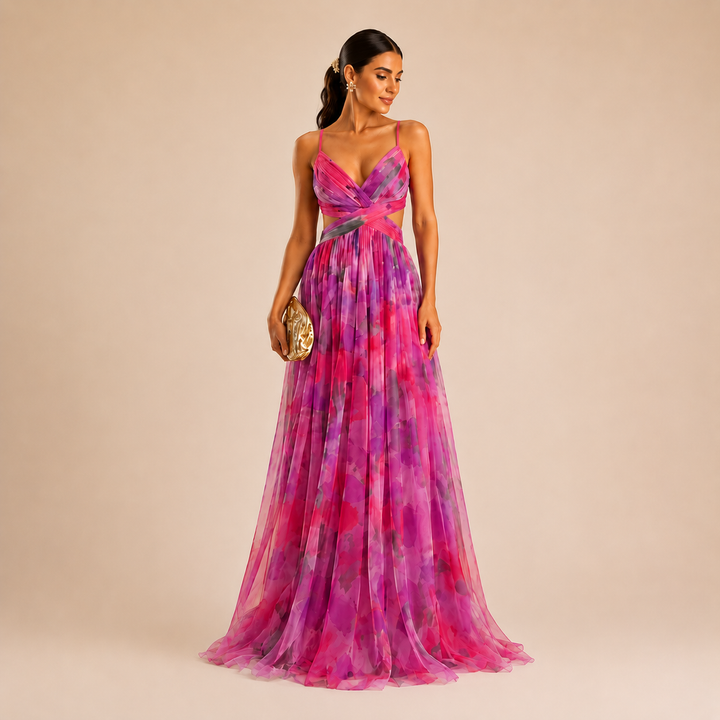 Maxi | Abito Eleganza Floreale