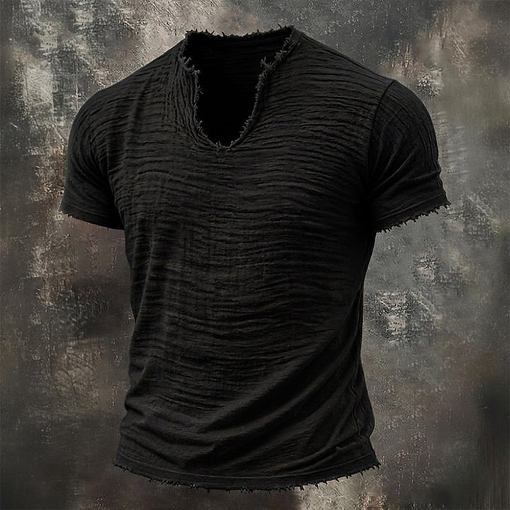 Nobile | T-Shirt con Scollo a V 100% Cotone (1+1 GRATIS)