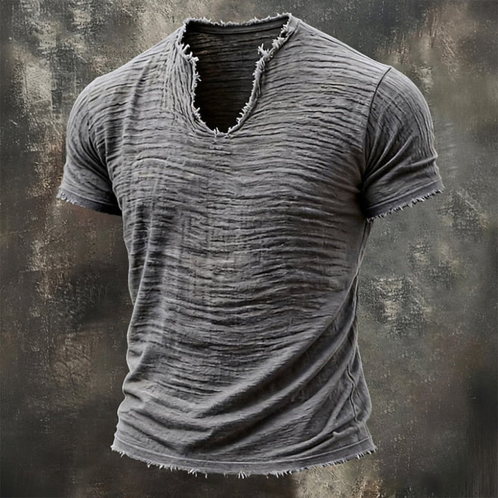 Nobile | T-Shirt con Scollo a V 100% Cotone (1+1 GRATIS)